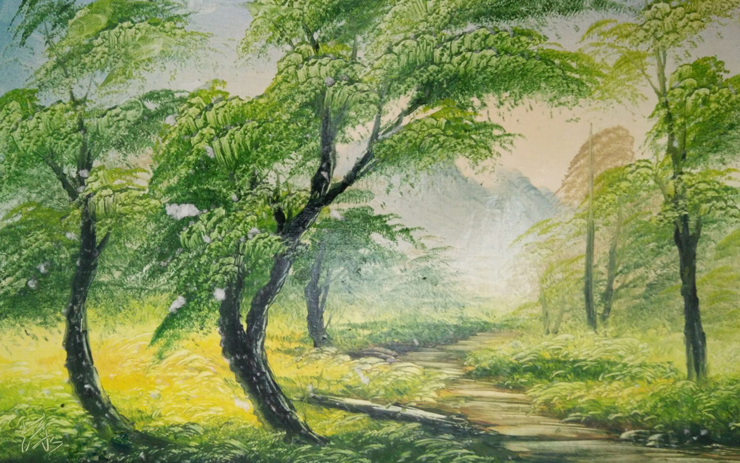 高清100幅风景画系列—林海茫茫,看一眼便想安静下来