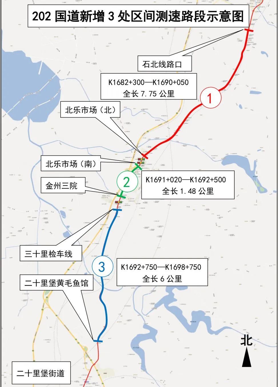 电子警察设备202国道与华北线路口(由东向西)202国道与华北线路口(由