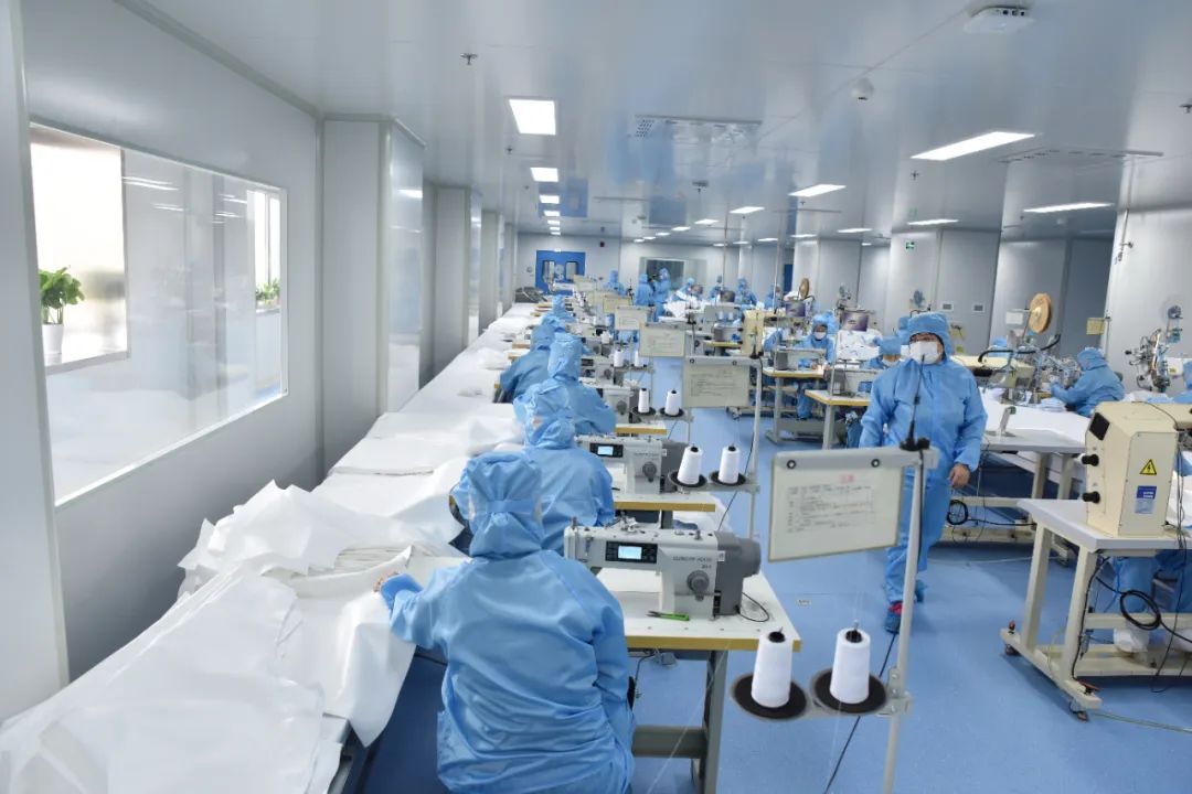 际华3502公司:十万级洁净车间口罩试生产
