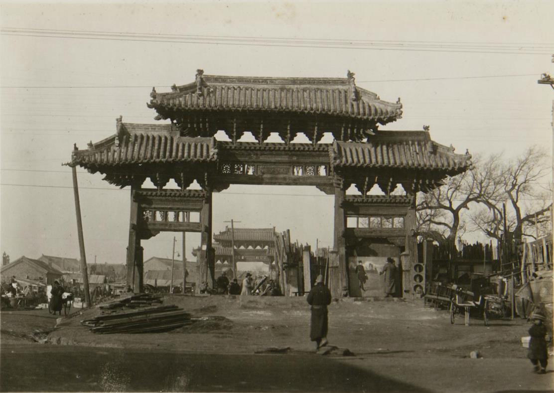 沈阳老照片 | 81年前东陵皇寺牌楼玛哈噶喇佛楼北塔法轮寺