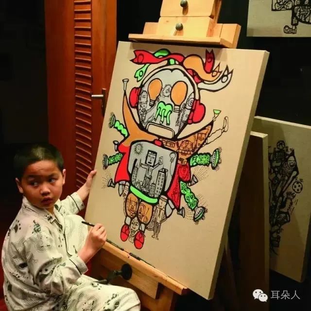 "天才画家"养成记|一幅重庆高中生画作,让伦敦大学教授大呼震惊!