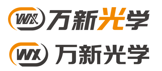 万新光学的logo也经历了一次升级改变