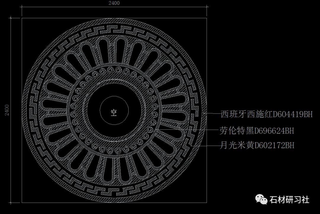 今天小编整理了100种大理石地面拼花cad图供大家学习参考!