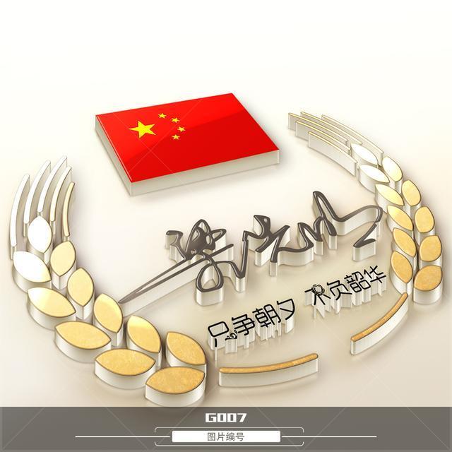 微信头像,爱国励志签名版第一期,不负韶华 只争朝夕,不要错过