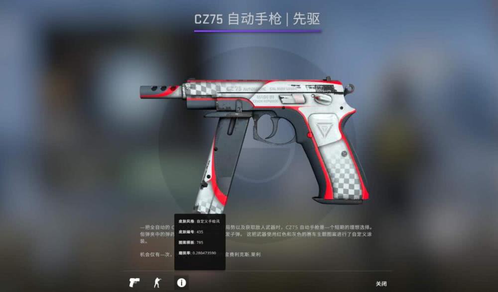 csgo皮肤指南:cz75皮肤怎么选?注重性价比,二十元内就选它们