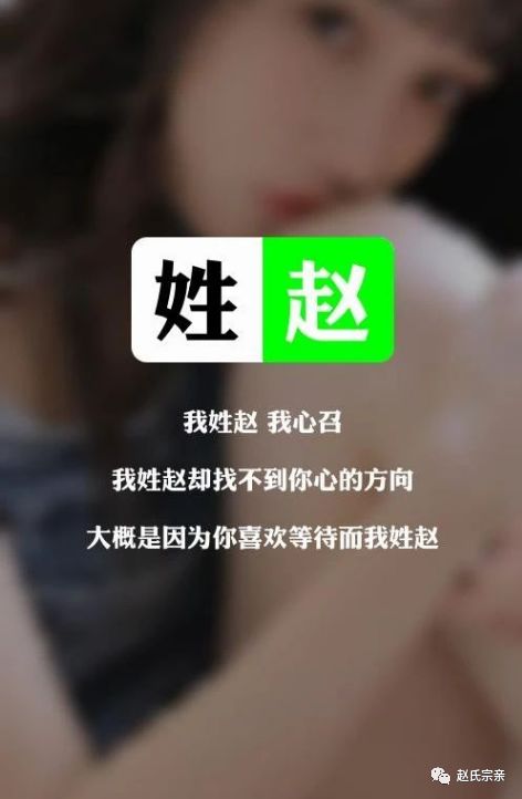 赵姓人口的数量_赵姓头像