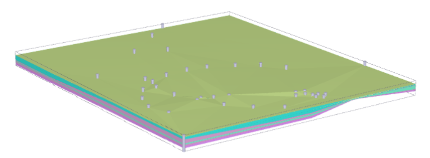 plaxis模拟三维地质模型