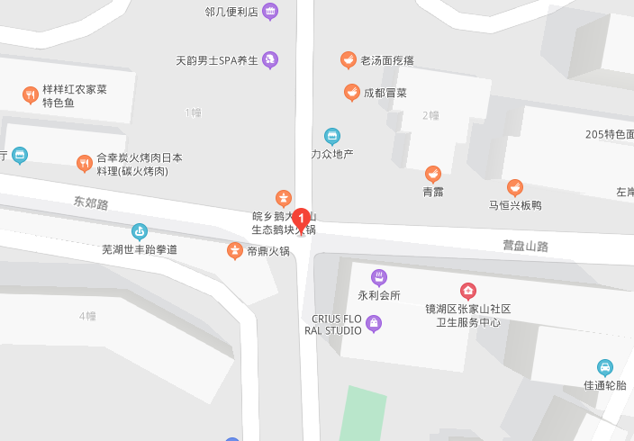 图示东郊路与西经四路交叉口5,西经四路左岸c区西门南侧(违停)违法