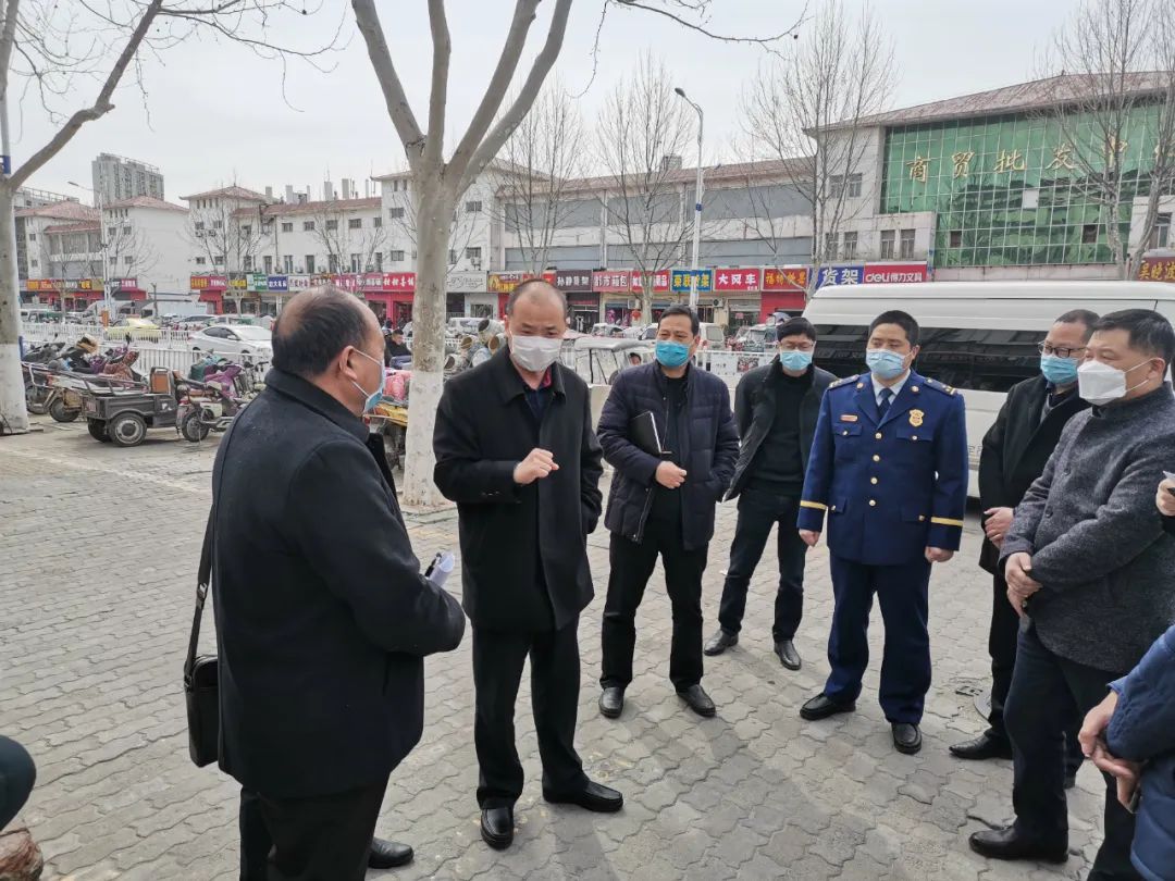 沭阳县副县长寇建东带队开展沭河,畅安批发市场消防安全隐患清查_整改