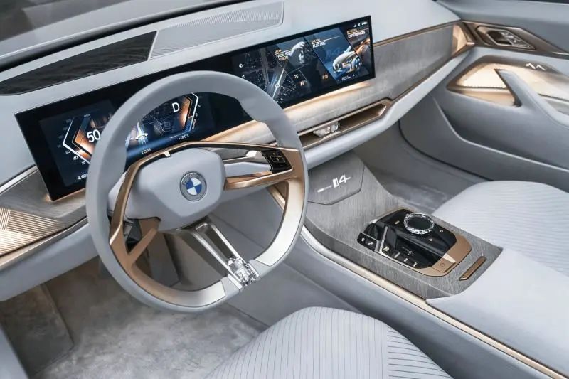 可持续/责任丨 宝马首款纯电动四门轿跑bmw i4概念车全球首发