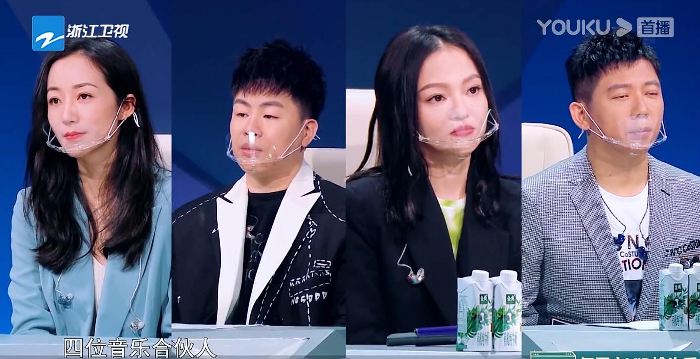 浙江卫视《天赐的声音》艺人录制节目戴餐饮口罩，被批不负责任_争议