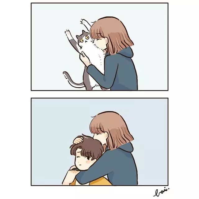 有趣的情侣漫画温馨的日常生活小故事很感人
