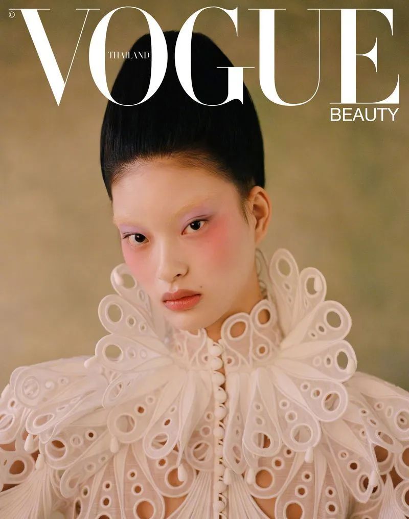 陈冰彬出镜《vogue》3月刊美妆片 "sweet escape"