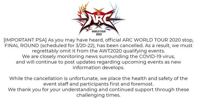 亚克系统宣布因疫情取消AWT亚特兰大3月份赛事_南加州