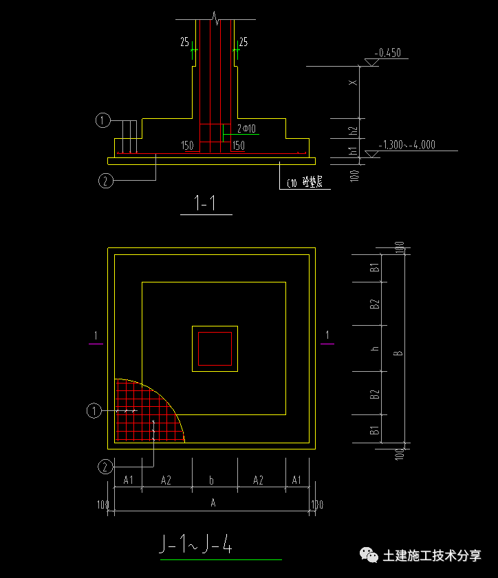 第七期独立基础平法施工图的表示方法