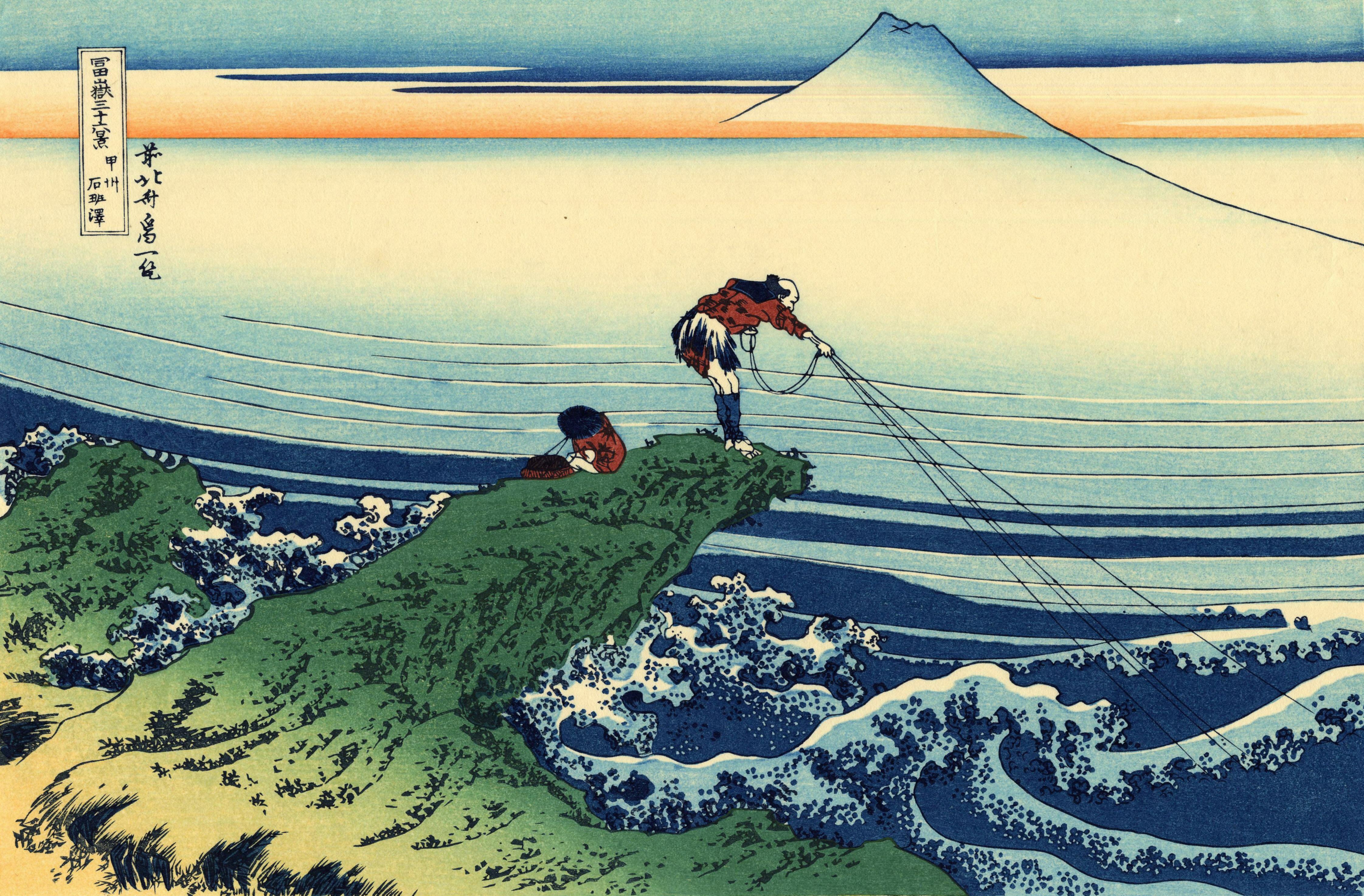 葛饰北斋大师富岳三十六景赏析，被誉为日本浮世绘版画最高杰作_手机搜狐网