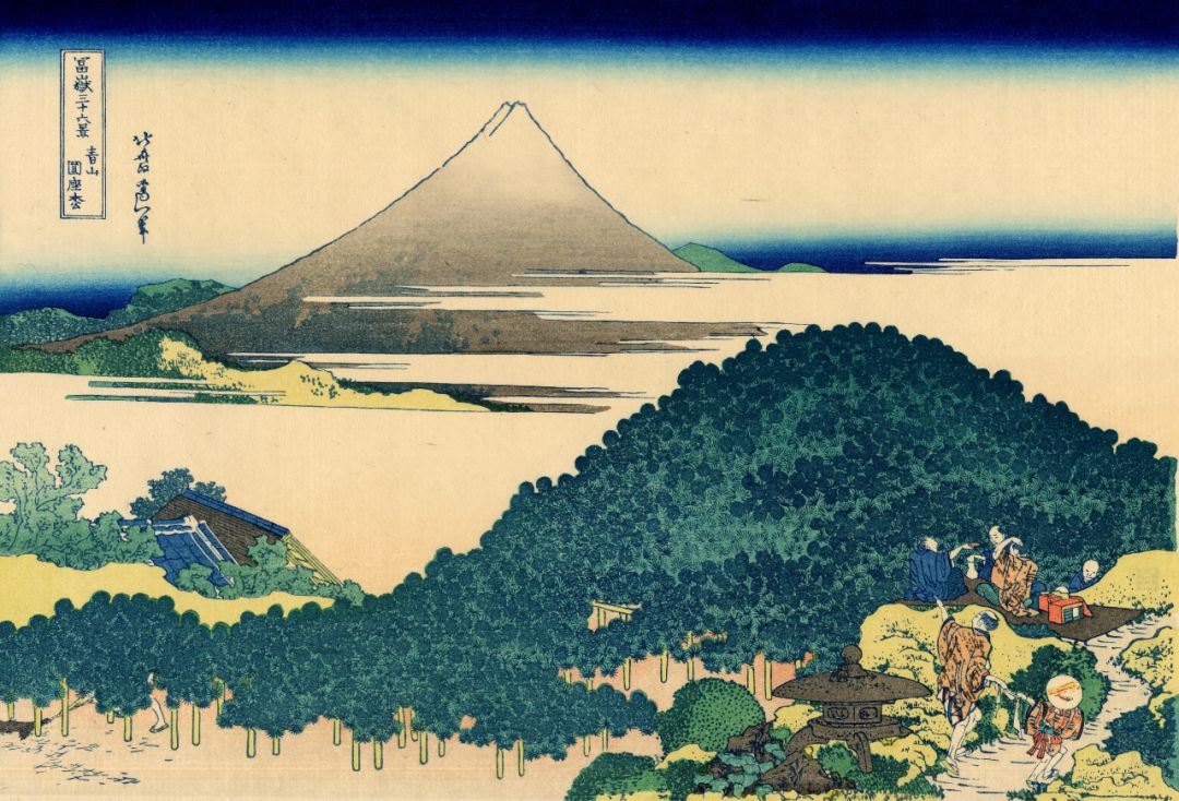 葛饰北斋大师富岳三十六景赏析,被誉为日本浮世绘版画