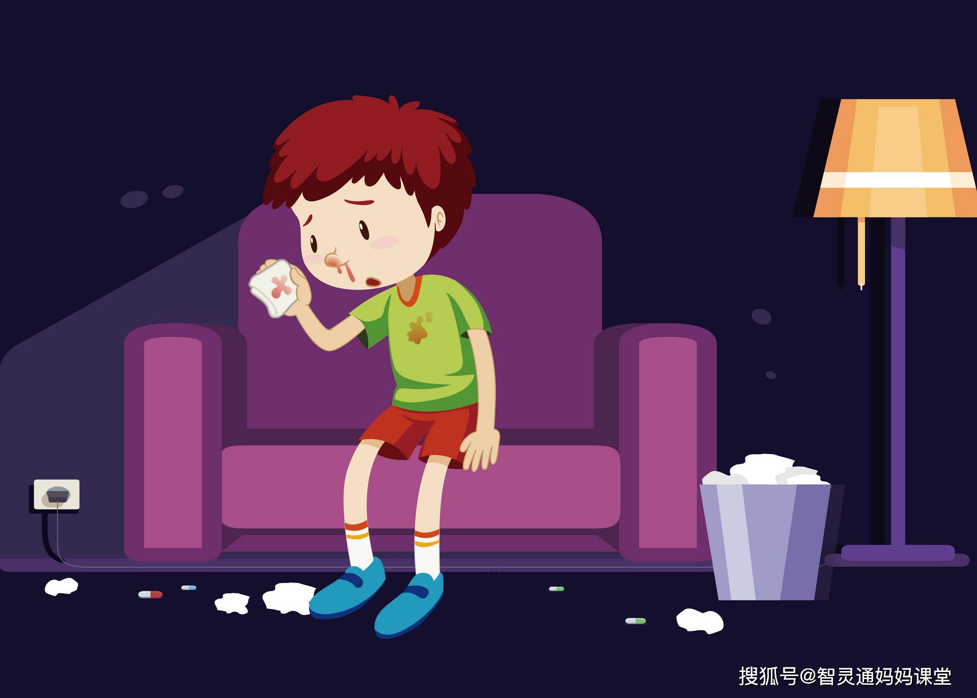 「孩子」聪明妈咪第一时间这样做！天干物燥！春季孩子流鼻血
