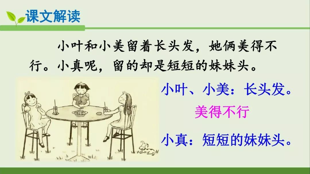 统编版三年级语文下册课文16《小真的长头发》微课,知识点,练习.