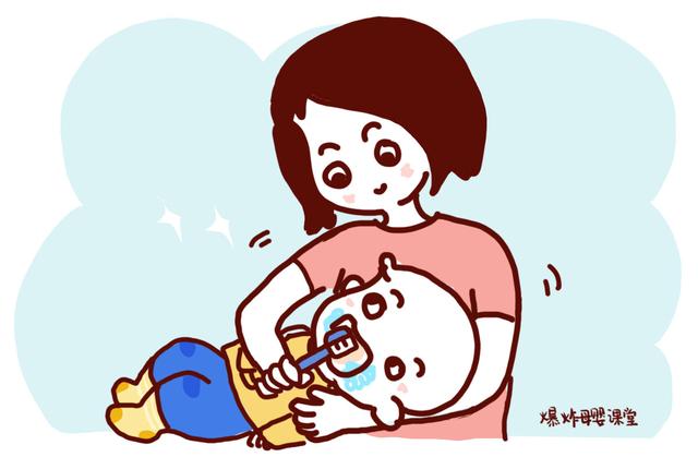 【口腔】需要刷牙吗？保护孩子口腔，从还没长牙开始宝宝还不到1岁