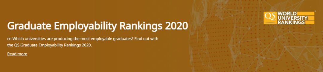 2020qs就业排名_2020年QS世界大学排名发布