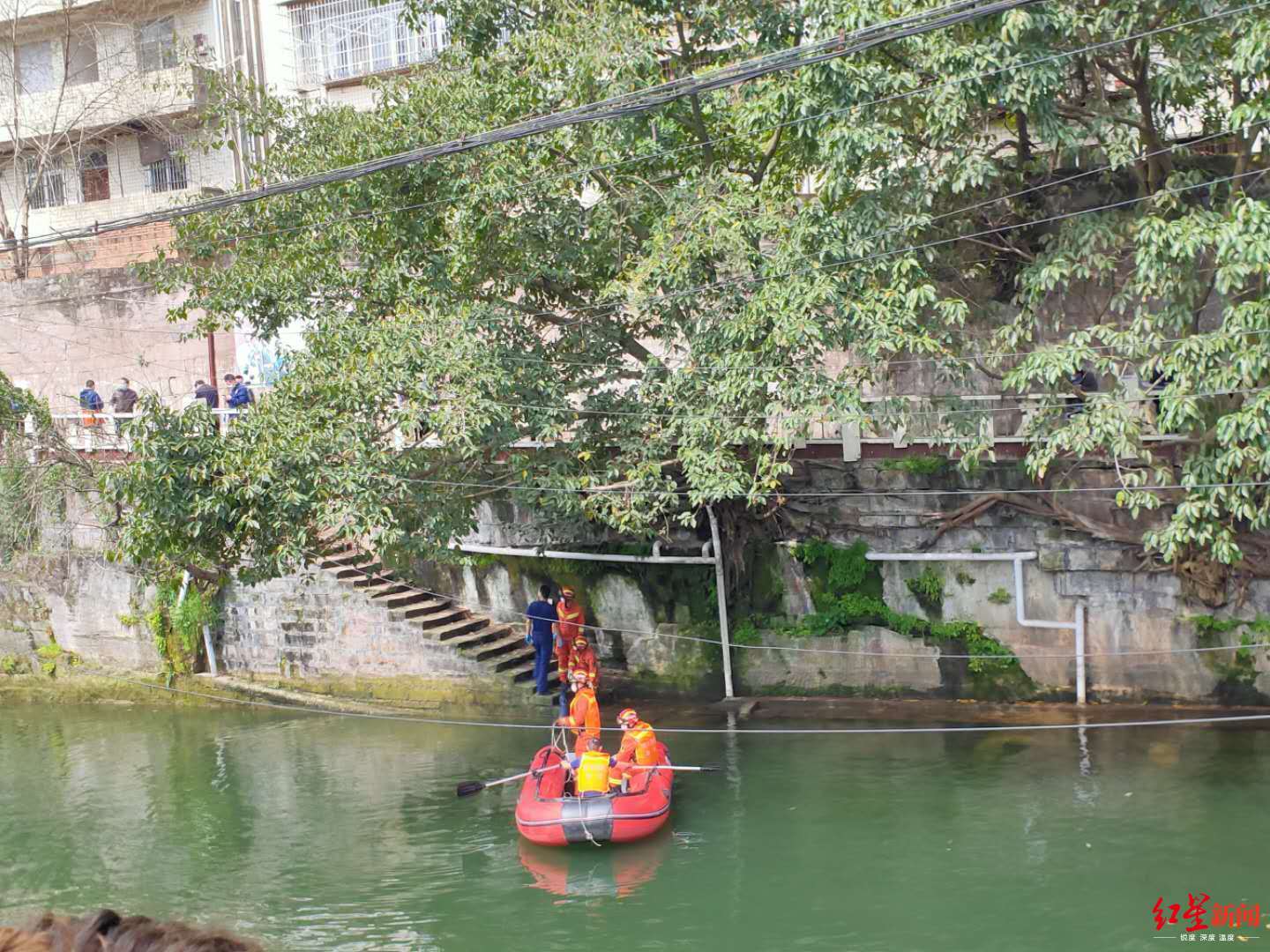 四川安岳78岁老人落水，33岁男子疑下河救人，不幸双双溺亡