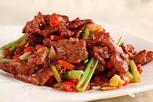 小炒黄牛肉