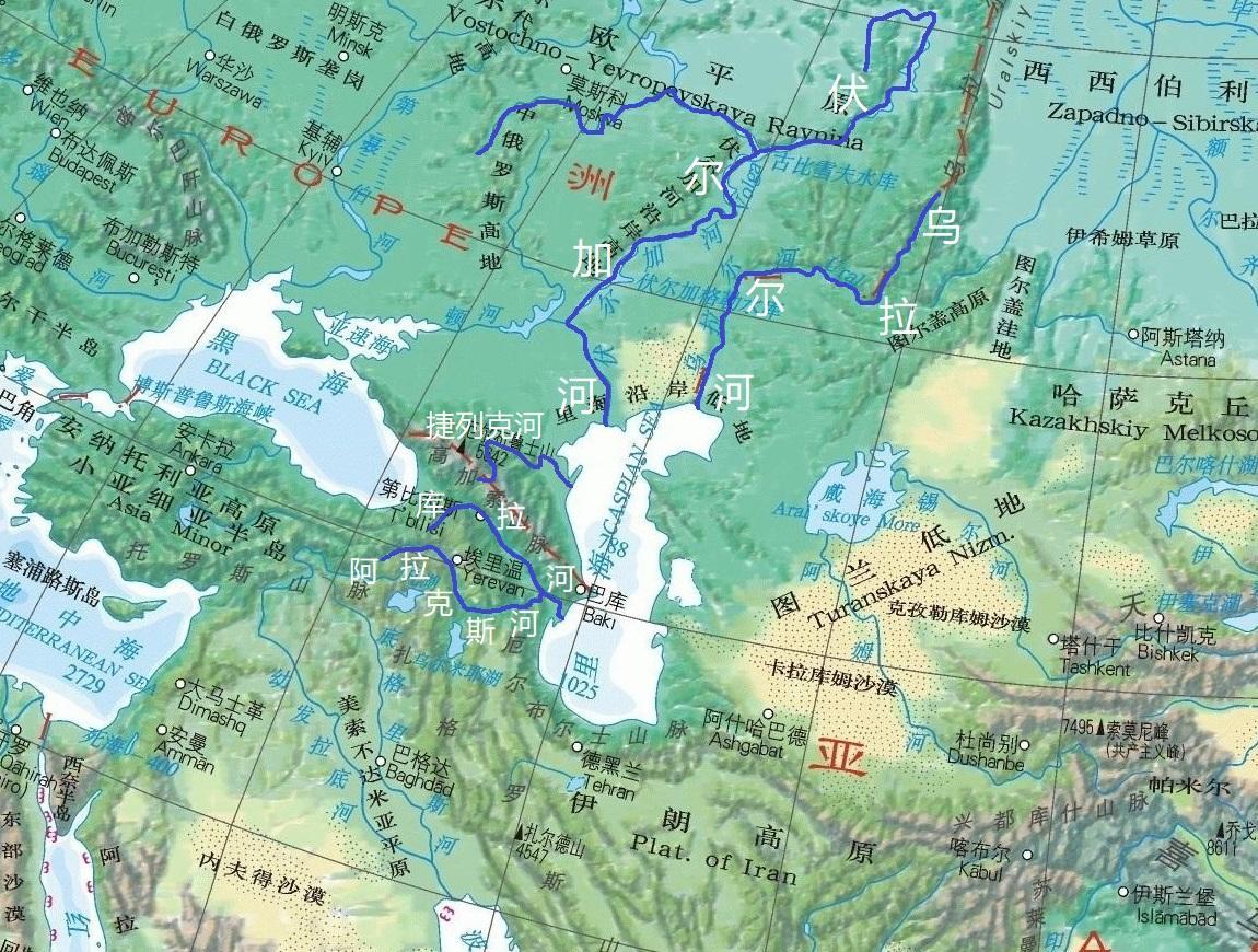 原创世界上最大的海迹湖里海沿岸有哪些国家哪些河流注入里海