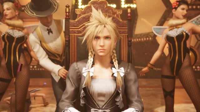 《最终幻想7：重制版》新HD截图展示克劳德女装_Madam