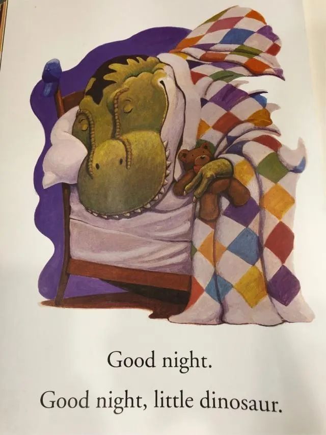 《how do dinosaurs say good night?