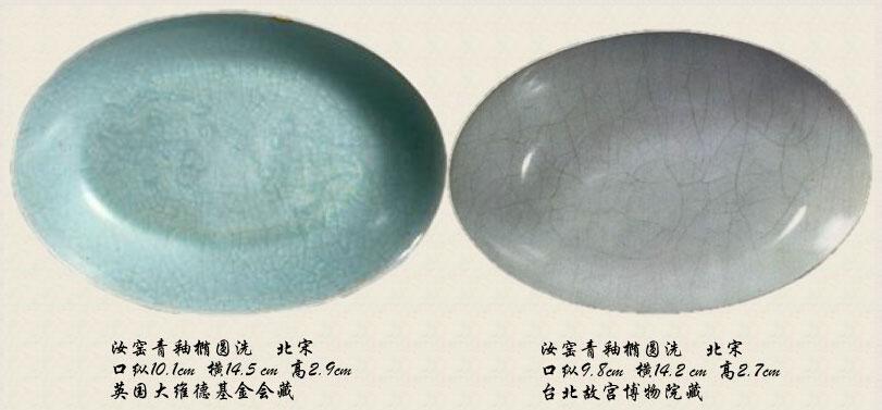 汝窑的特征第一点是蟹爪纹,釉面开片的纹理毛毛扎扎的,我们看大闸蟹