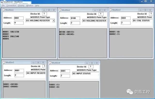 kepware modbus server