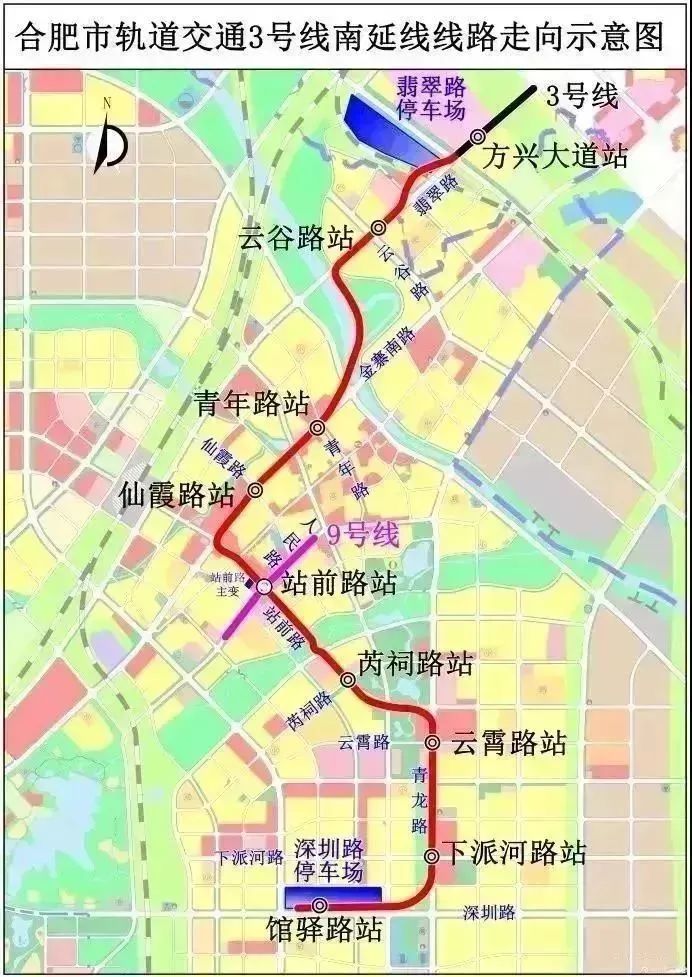 刚刚合肥第三轮地铁规划通过审查