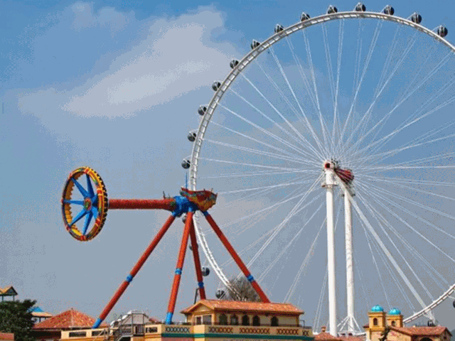 顺德华侨城欢乐海岸plus~欢乐时光4项或4次单人票80元!