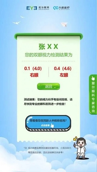 知识科普|固原爱尔眼科医院带你玩转在线测视力