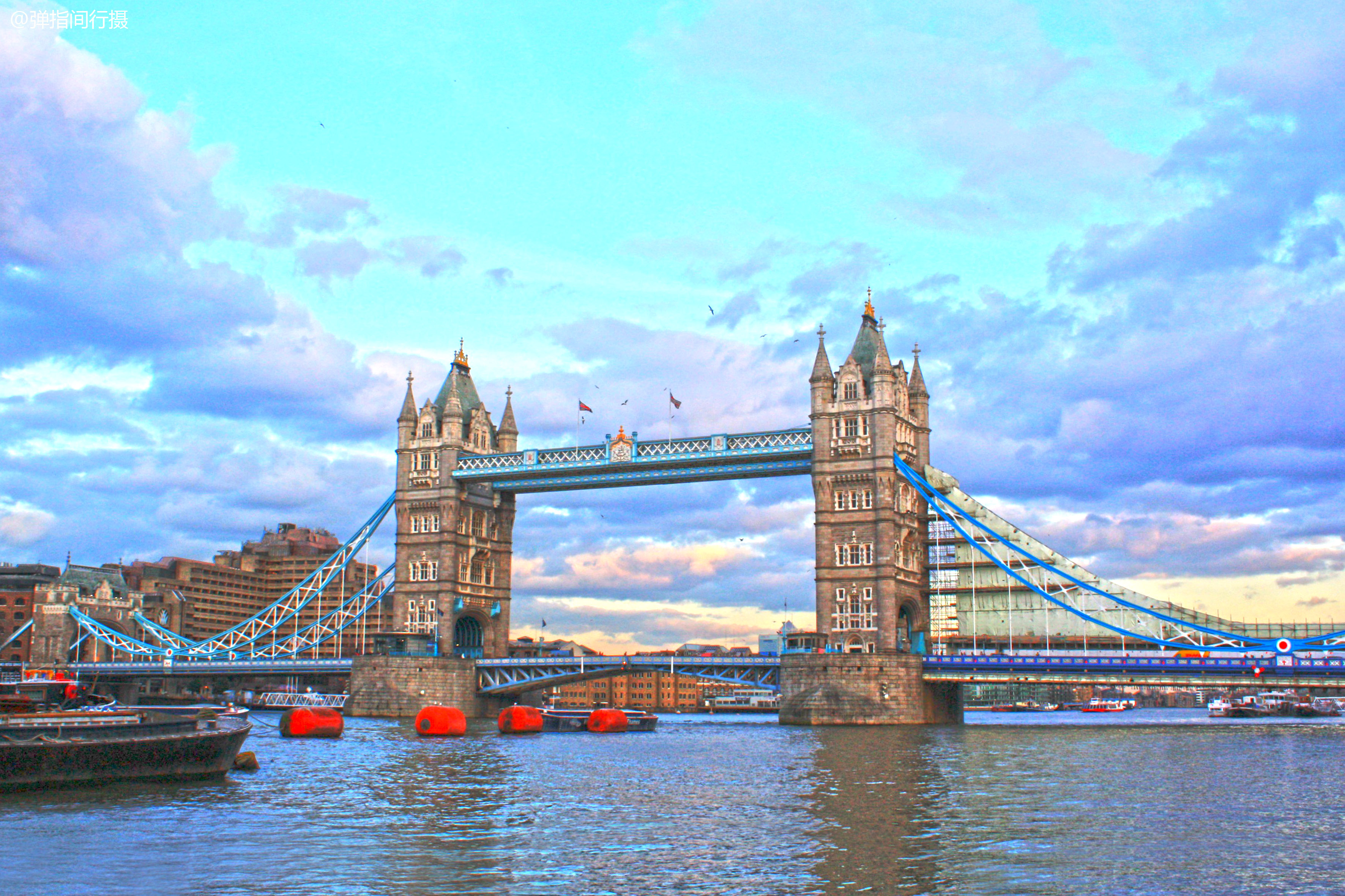 Wallpaper London, England, Tower Bridge, river, sidewalk, benches, lights, evening 1920x1200 HD ...