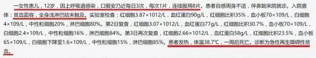 【粒细胞】别再给孩子吃了...重磅！这款厦门家长常用的退烧神药被禁用了！副作用巨大甚至可能致死