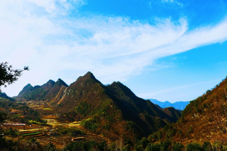 原创旬阳春到羊山