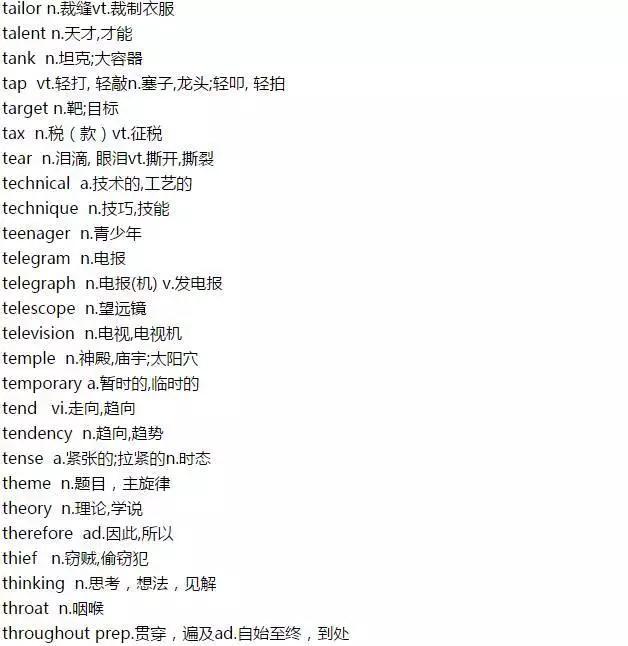 『大纲』2020高考英语985个考试大纲核心词汇！学霸已经开始背了！