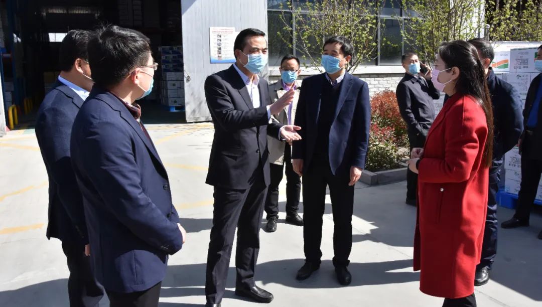 商丘市副市长曹月坤一行莅临瀚斯调研指导复工复产工作