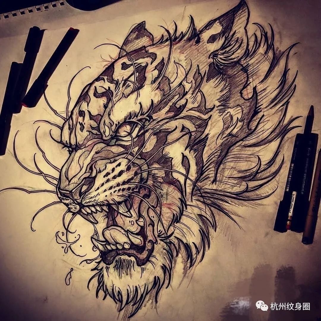 tattoo | 力量与荣耀之"老虎纹身"