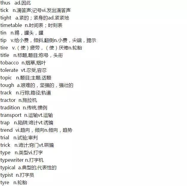 『大纲』2020高考英语985个考试大纲核心词汇！学霸已经开始背了！