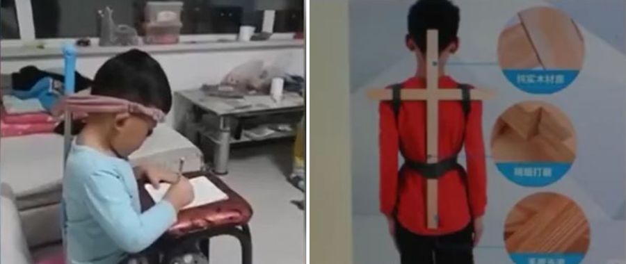 9岁男孩颈椎变成一条直线,父母发现时已晚了!95%孩子也有这习惯