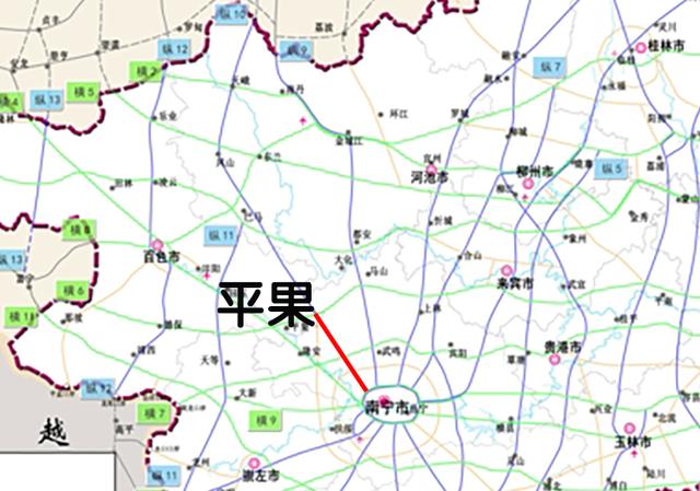 平果至南宁高速公路是天峨-北海公路中的重要组成部分.