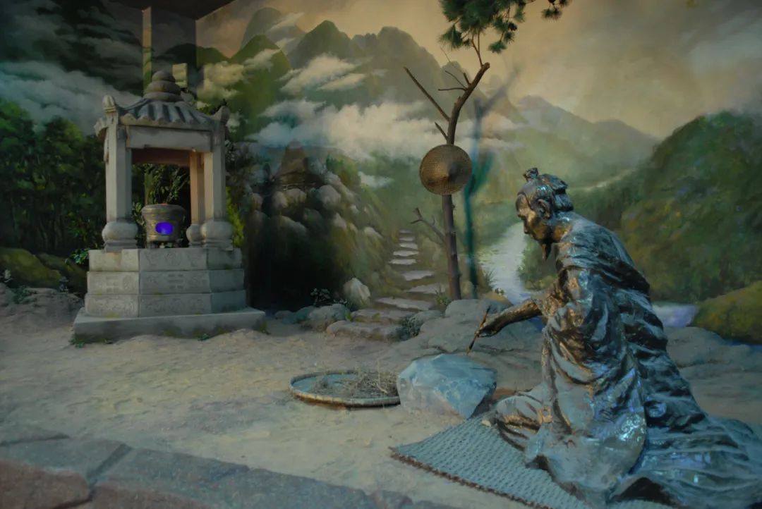 葛洪炼丹场景图,葛洪图
