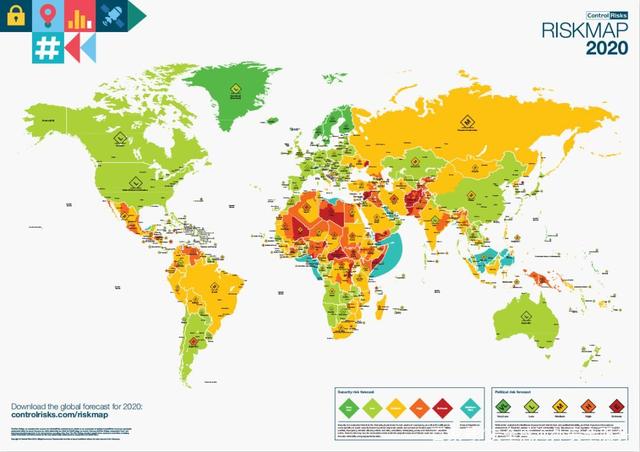 2020年全球风险地图(controlrisks发布)