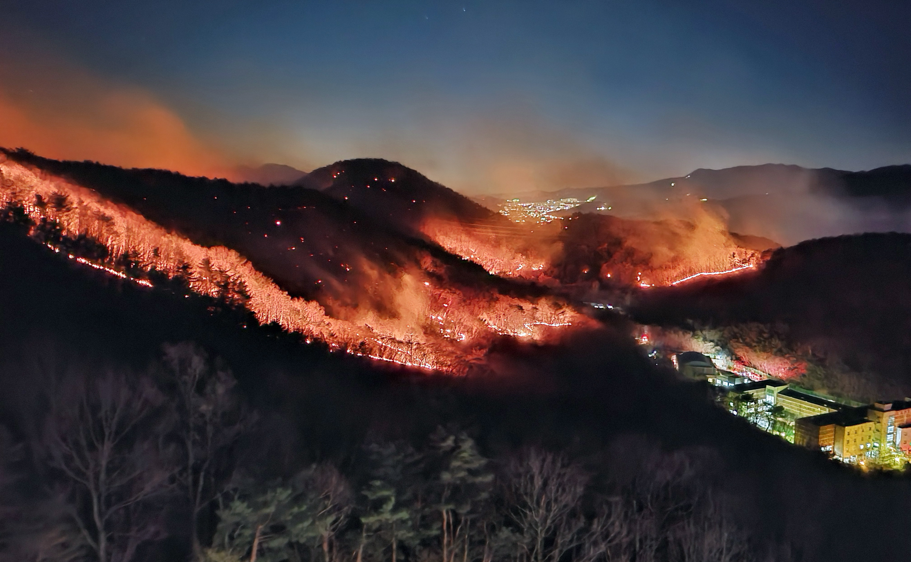 韩国蔚州山火