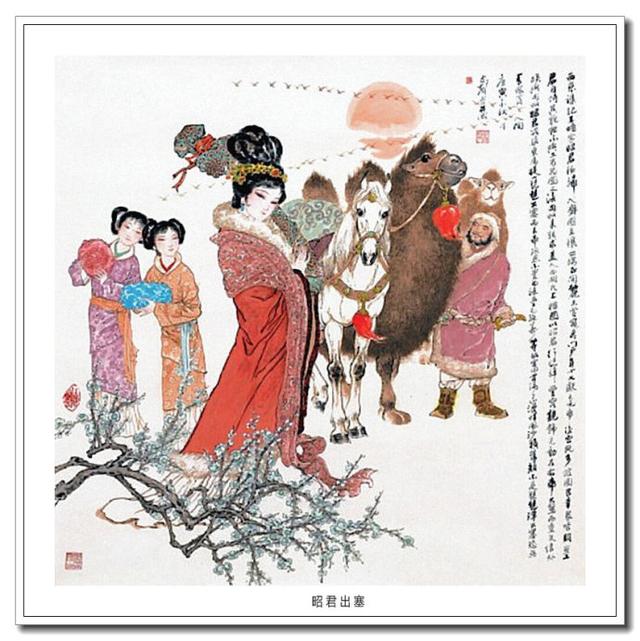 连环画名家郑家声的古典仕女画作品欣赏