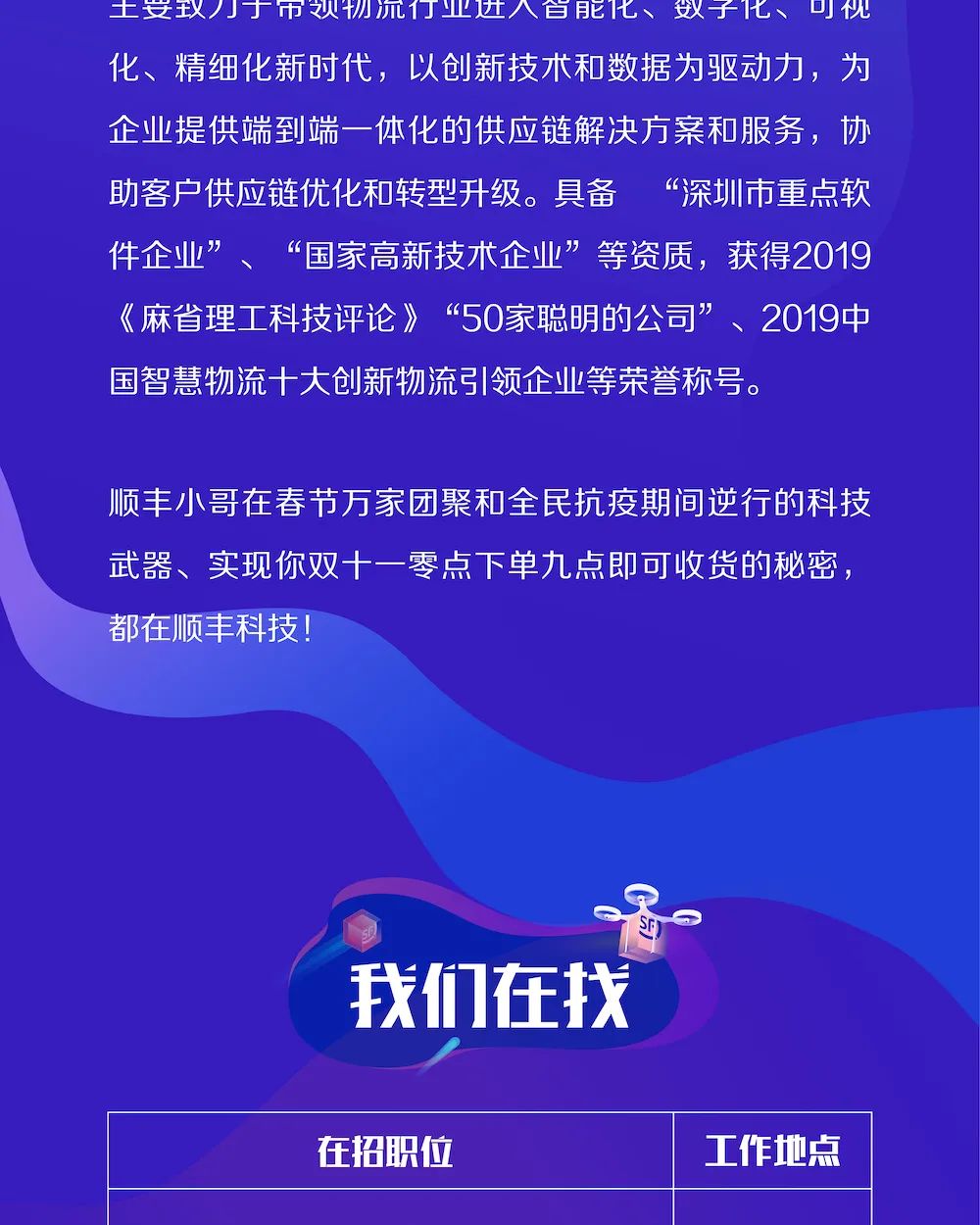 顺丰科技 招聘_顺丰科技2021届校园招聘正式启动