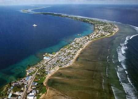 马绍尔群岛首都马朱罗作为核污染的受害者,马绍尔群岛独立伊始,便向